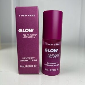 I Dew Care Glow Easy Raspberry Lip Oil - Vibrant Pink Sealed in Box